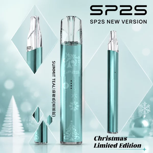 思博瑞 SP2S 聖誕系列 鈦金屬 電子煙主機 森山染青色