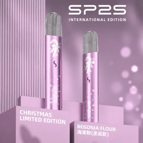 思博瑞 SP2S 聖誕系列 鈦金屬 電子煙主機 海棠粉